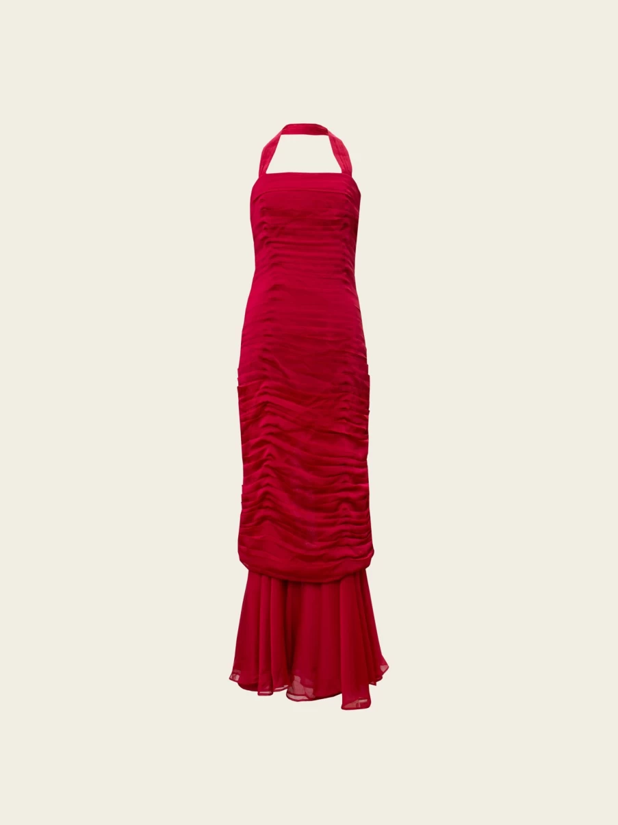 Vanina Women's Sahara Desert Dress - Elegant Bohemian Summer Maxi Dress