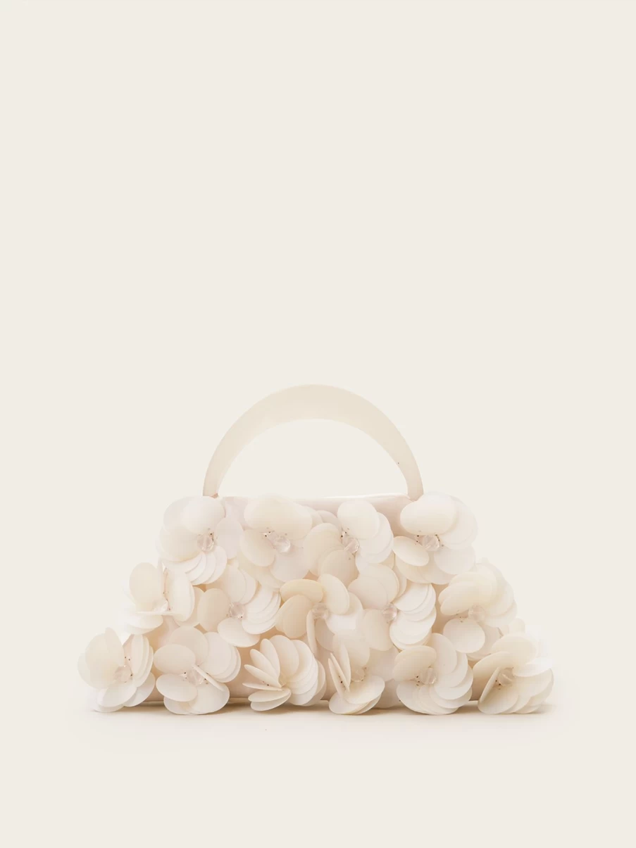 Vanina Women's Fleur De Lune Handbag - Elegant Moonflower Design Luxury Purse
